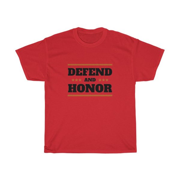 Defend & Honor Womens /  Unisex Heavy Cotton Tee