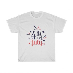 4th of July Mens / Unisex Heavy Cotton Tee